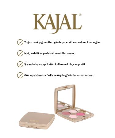 KAJAL 4-Pack Eyeshadow - Quattro Eyeshadow - No: 416 - Buy Online on GoSupps.com