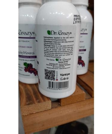DrCrazy Dr.crazy.zeynep s Cream Grape Seed Extract. Hand Face Body Cream Heel Cracks Elbows Etc. - Buy Online on GoSupps.com