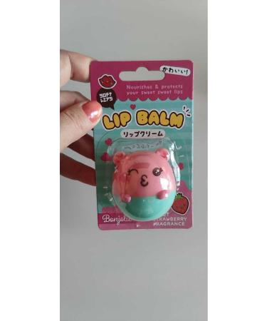 Bi D nya Store Lip Moisturizer Lip Balm Teddy Bear Lip Moisturizer Strawberry Moisturizer Teddy Bear Lip Balm