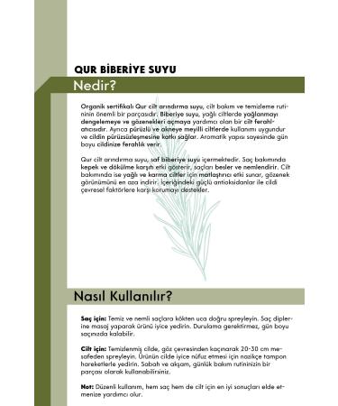 QUR Organic Rosemary Water Anti-Dandruff and Hair Loss Skin Cleanser Oil Balancer - Buy Online on GoSupps.com