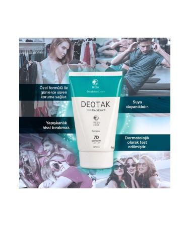 Deotak (STD) Deotak Cream Deodorant 35ML Fresh (Menthol) (Set of 6) (SINGLE) - Buy Online on GoSupps.com