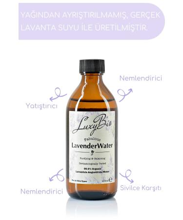 Luxy Bio Pure Lavender Water Tonic 200 ml - Buy Online on GoSupps.com