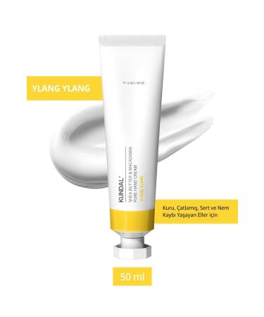 Kundal Intense Moisture Nourishing Hand Cream Kundal Shea Butter & Macadamia Pure Hand Cream 50ml (Ylang Ylang)