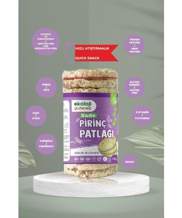 Gluten Free Plain Rice Puffs 100 Gr 3 Pack - Buy Online on GoSupps.com