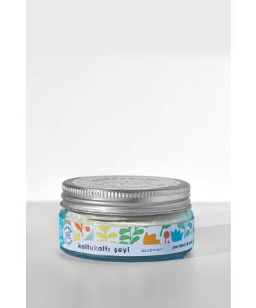 Natural Vegan Cream Deodorant 50 ml (ORANGE & CEDAR - ANTI-SWEAT ODOUR AND CLEAN CONTENT)