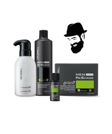 GOLDWELL MEN RESHADE 4CA HAIR AND BEARD DYE 4
