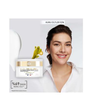 Yves Rocher Dry Skin Day Cream - Regenerating Anti-Aging Herbal Stem Cell Care / Anti-Age Global - Buy Online on GoSupps.com