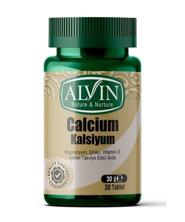 alvin Calcium Magnesium Zinc Vitamin D Containing Supplementary Food 30 Tablets