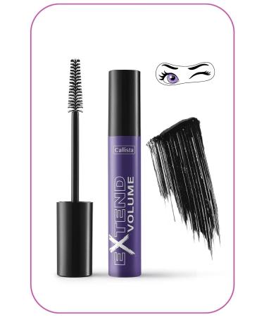 Callista Extend Volume Volume and Lengthening Effect Mascara - Black - Buy Online on GoSupps.com