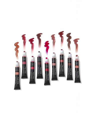 Note Cosmetics Mineral Matte Lip Cream Semi-Matte Finish Liquid Lipstick 05 Plum Wine - Red - Buy Online on GoSupps.com