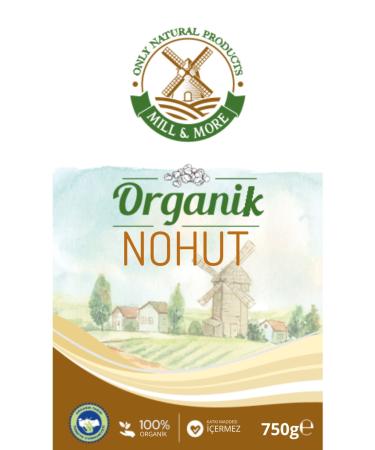Mill & More Only Natural Products 2 Pack Organic Chickpeas 750 G - Buy Online on GoSupps.com
