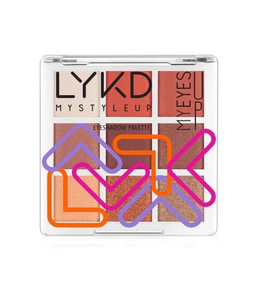 lykd 9-pack Eyeshadow Palette 380 Burgundy Touch