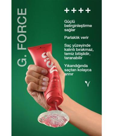 Osis G.force Extra Strong Gel Hair Gel 150ml x 3 Pcs | Lasting Hold Cream Shine Gel - Buy Online on GoSupps.com