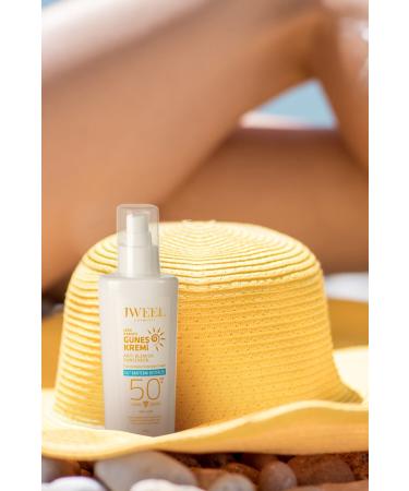 JWEEL COSMETIC Jweel Spf50 High Protection Anti-Stain Face and Body Sun Cream 125 ml - Buy Online on GoSupps.com