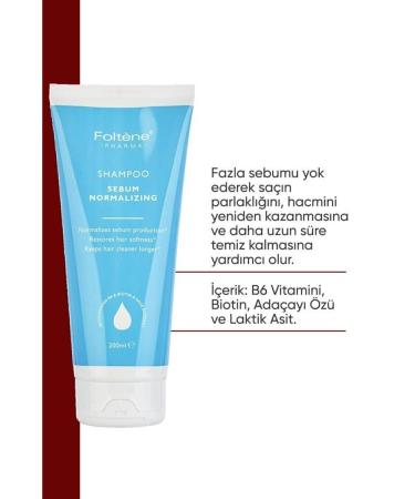 Foltene Pharma Sebum Normalizing Oil Regulating Shampoo 200 ml - Buy Online on GoSupps.com