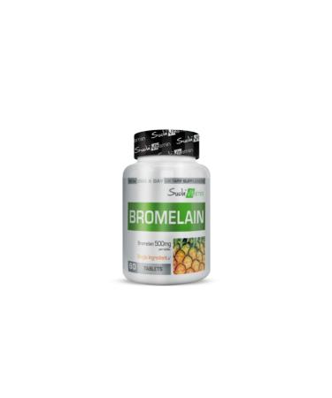 Vitamin Bromelain in Water 500 mg 60 Tablets Supplementary Food Containing Bromelain Enzyme - Buy Online on GoSupps.com
