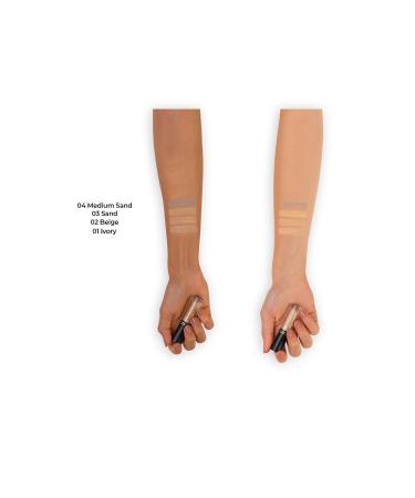 Note Cosmetics Full Coverage 04 Medium Sand Liquid Under Eye Concealer - Buy Online on GoSupps.com