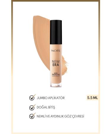 Note Cosmetics New Era Skin Protecting Concealer Dewy Finish Under Eye Concealer - 60 Deep Beige - Buy Online on GoSupps.com