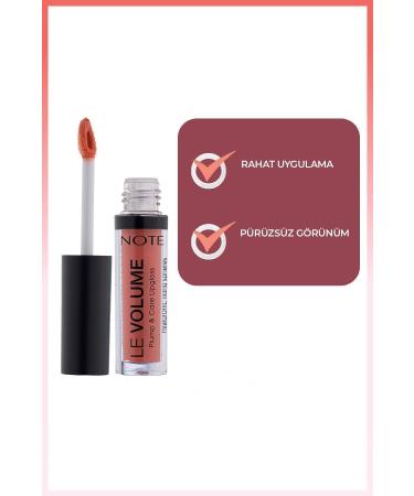 Note Cosmetics Le Volume Plump & Care Lipgloss Moisturizing Lip Gloss - 01 Happy Morning - Pink - Buy Online on GoSupps.com