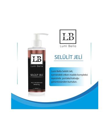 LUMI BELLA Firming Cellulite and Stretch Mark Eliminating Body Shaping Gel 400 ml