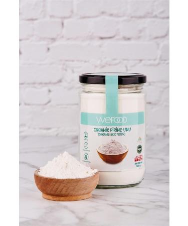 Wefood Organic Gluten Free Vegan Additive Free Rice Flour 500 Gr