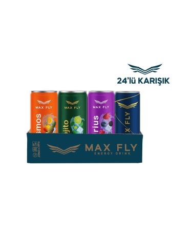 MAX FLY Energy Drink 250 ml Mixed Package 24