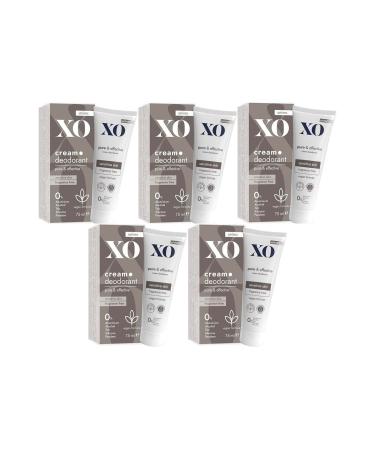 Xo Cream Deodorant 75ML Unisex Pure & Effective Odorless (Set of 5)