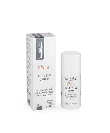 Dermoskin Be Bright AHA/BHA Cream 33 ml - Anti-Skin Imperfections Care Cream