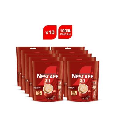Nescafe Nescaf 3in1 Original Instant Coffee 10 x 10 pack (10x17.5g)