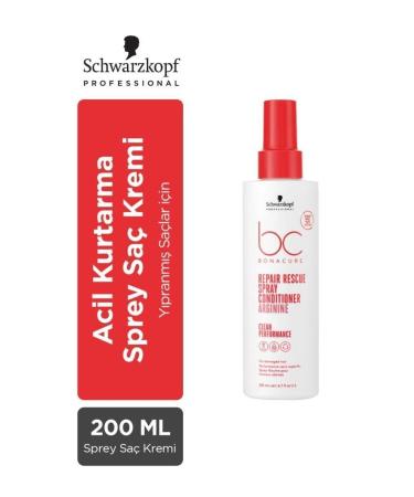 Bonacure BC Clean Damaged and Processed Hair Emergency Rescue Repair Spray Conditioner 200ml