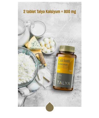 Talya Calcium Magnesium Zinc Vitamin D Containing Supplementary Food 60 Tablets - Buy Online on GoSupps.com