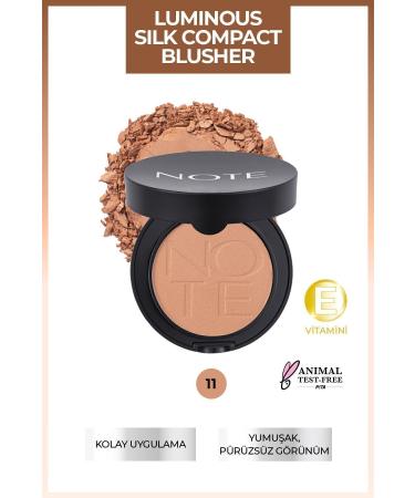 Note Cosmetics Luminous Silk Compact Blusher Powder Blush - 11 Sunset