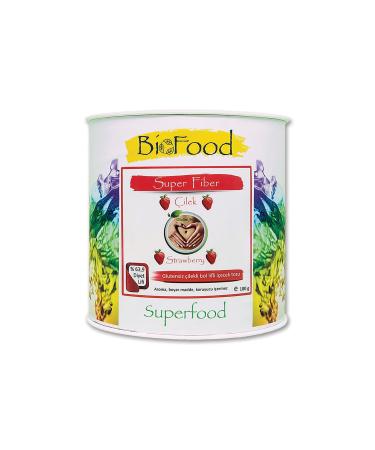 Biofood Super Fiber Gluten Free Strawberry Drink Powder 180 G