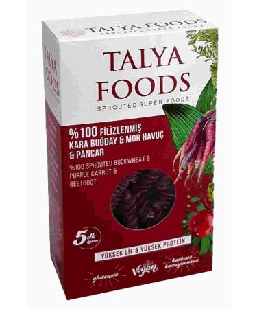 Sprouted Buckwheat Purple Carrot & Beetroot Pasta 200gr Gluten Free Vegan - Buy Online on GoSupps.com