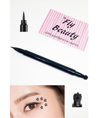By Fly Beauty Double Ended Flower Patterned Eyeliner
