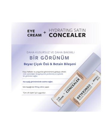 Pastel Eye Cream Hydrating Satin Concealer - Eye Cream Under Eye Concealer 62 Ivory - Buy Online on GoSupps.com