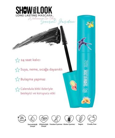 Show by Pastel Show Your Look 24h Long Lasting Volume Mascara - Mascara Secret Garden - Buy Online on GoSupps.com