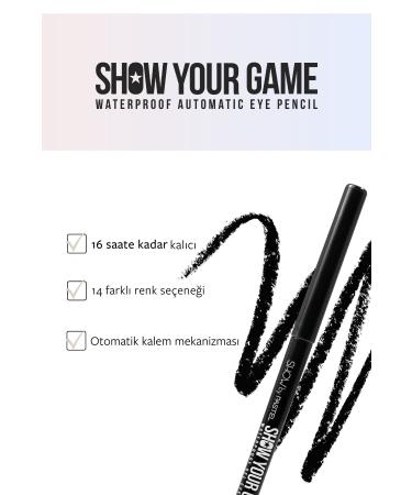 Pastel Show By Show Your Game Waterproof Eye Pencil 406 - Buy Online on GoSupps.com