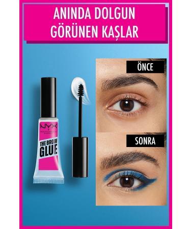 NYX Professional Makeup The Brow Glue Instant Brow Styler - Clear Brow Fixing Mascara - Buy Online on GoSupps.com