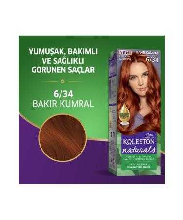 Naturals Hair Dye Copper Blonde 6/34 2x Pack - Lisinya