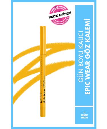 NYX Professional Makeup Epic Wear Liner Sticks Eye Pencil - Cosmic Yellow - Yellow