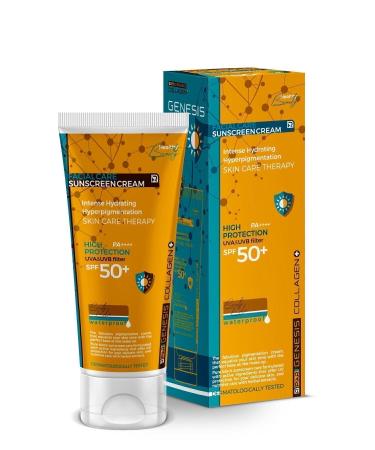 Piar Genesis High Protection Collagen Anti-Blemish Tone Equalizer SPF 50 Tinted Face Sunscreen 40 ml