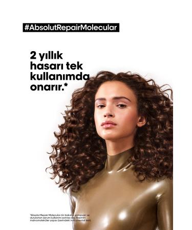 L'Oreal Paris Serie Expert Absolut Repair Molecular Purifying Shampoo for All Damaged Hair - Buy Online on GoSupps.com