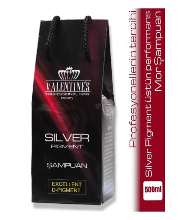 VALENTINES PROFESSIONAL Premium Silver Pigment Purple Shampoo / Like Freshly From the Hairdresser With Every Wash - Buy Online on GoSupps.com