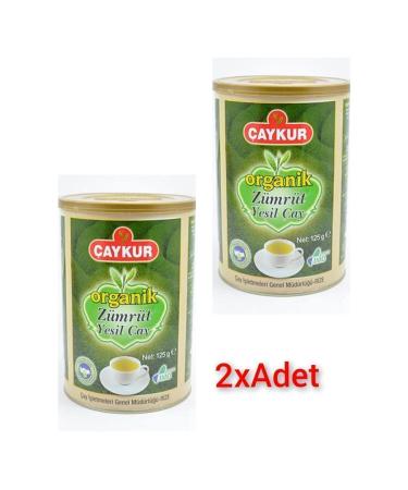 aykur Organic Emerald Green Tea 2xpcs 125gr (CYLINDER BOX)