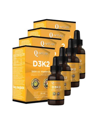 Q natura series D3K2 20 ml 4-pack