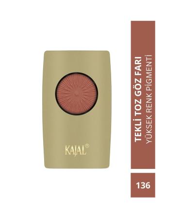 KAJAL Cinnamon Brown Single Eyeshadow - No: 136