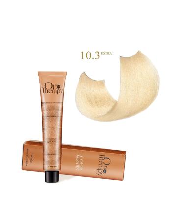 Fanola Oro Therapy 24k Color Keratin With Gold & Argan Oil 100ml (ammonia Free) 10.3 Extra