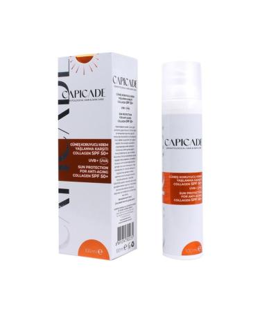 Capicade Sunscreen Cream Anti-Aging Collagen Spf50 100 Ml(NEW PACKAGING)