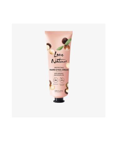 Oriflame Love Nature Protective Hand & Nail Cream with Organic Macadamia Oil